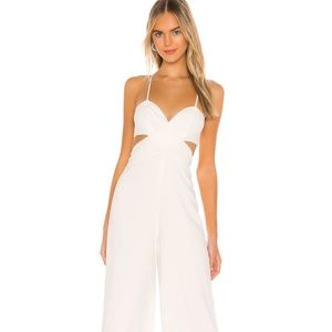 House of Harlow 1960 Joelle Jumpsuit Ivory- Small